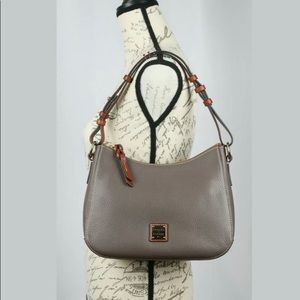 Dooney and Bourke Grey Pebble “Kiley” hobo